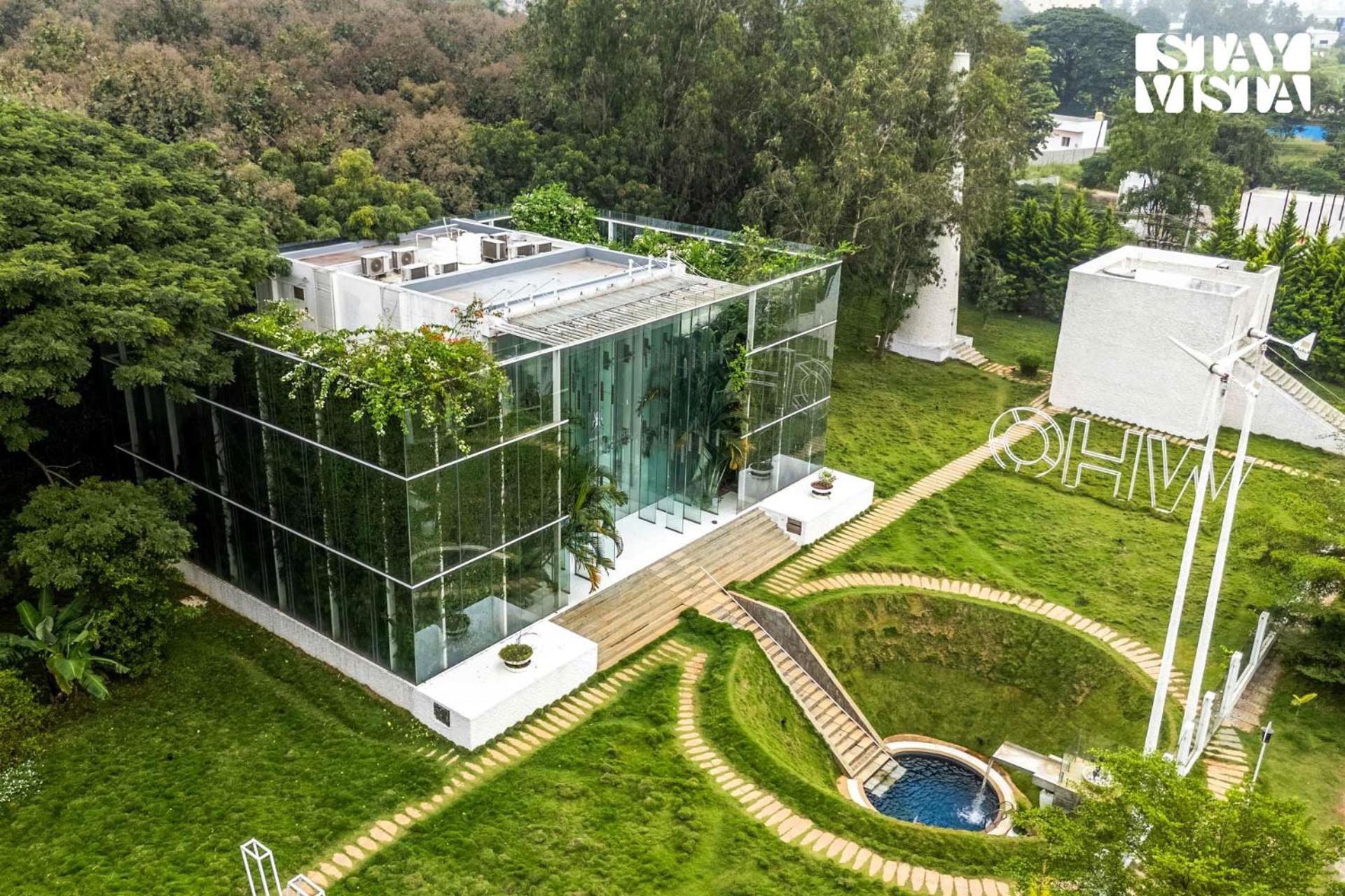 The Crystal Hall India'S Only All Glass Villa Μπανγκαλόρ Εξωτερικό φωτογραφία
